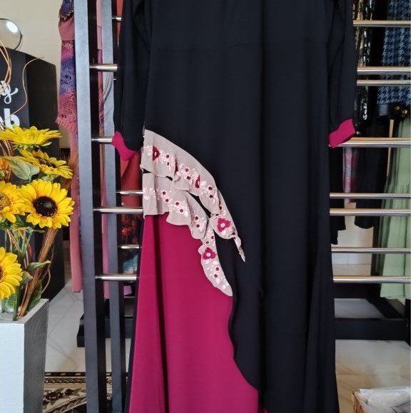 Tebus Murah Dress syar'i bahan sifon sruti premium#Gamis wanita trendy