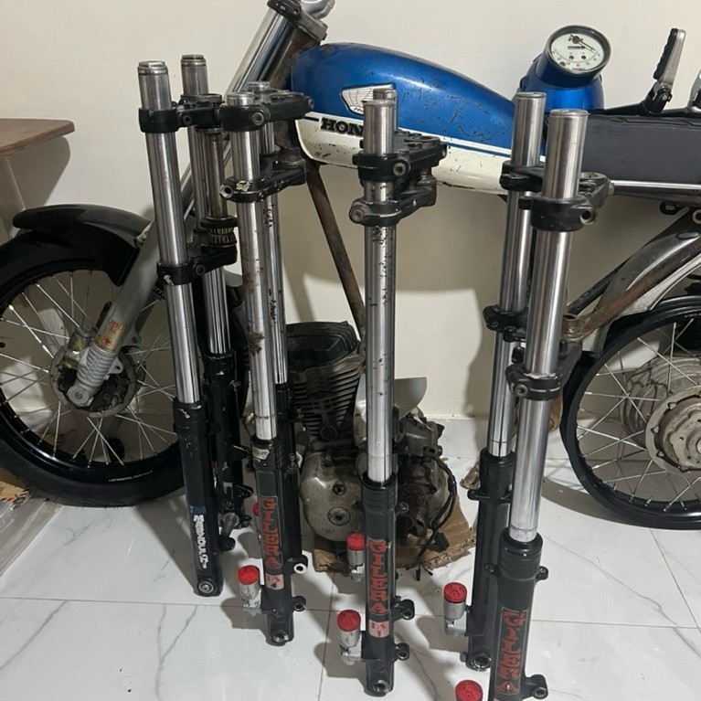 Shock Depan Paioli & Marzocchi Original Italian kondisi tidak pnp