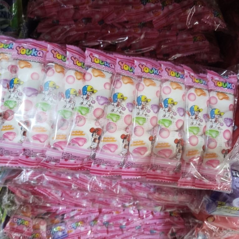 Youka Marshmallow bulat isi 20