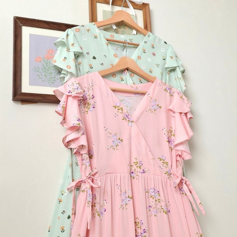 Fatma dress adistiroom Daster kimono sematakaki busui premium Zahra dress homewear daster ibu hamil