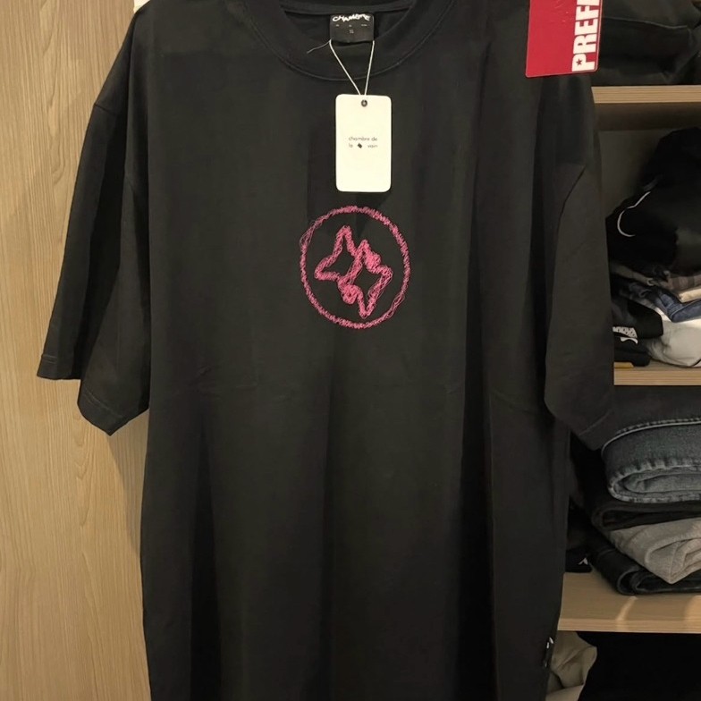 CHMB oversize tee falling black XL