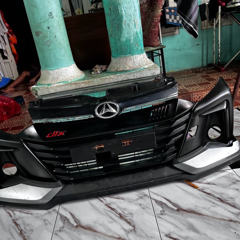 bemper depan ayla dlx facelift