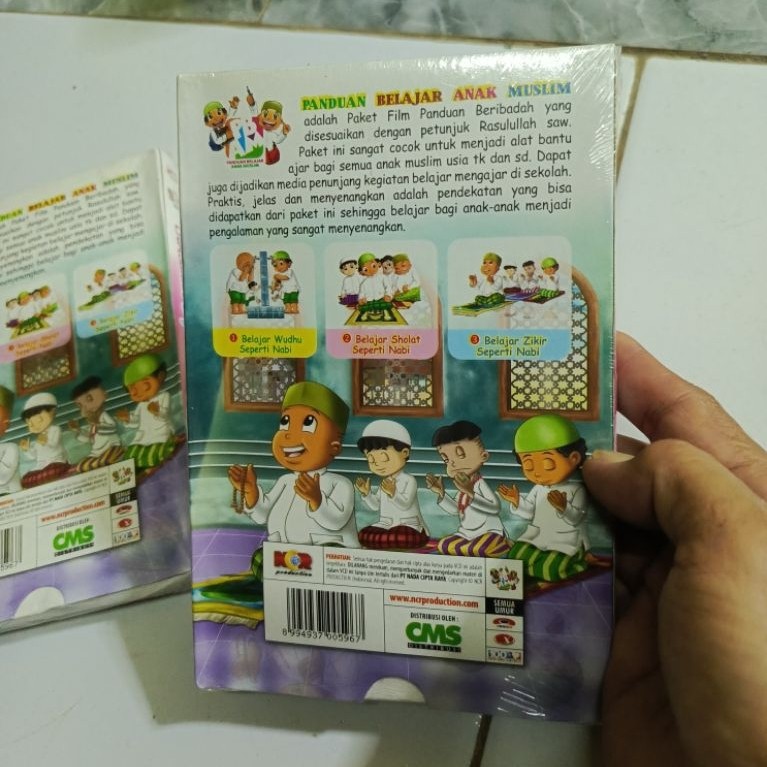 PANDUAN BELAJAR ANAK MUSLIM Beribadah Seperti Nabi 3 VCD ORIGINAL-Di GB4