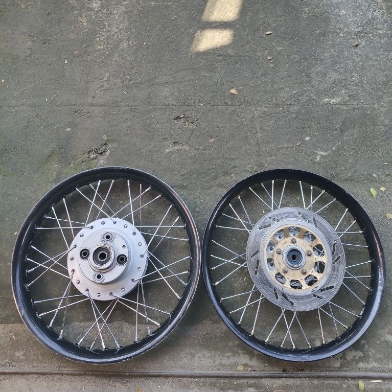 VELG SET JARI JARI MEGAPRO/GL PRO/TIGER LAMA/VERZA RING 17 SIAP PAKAI