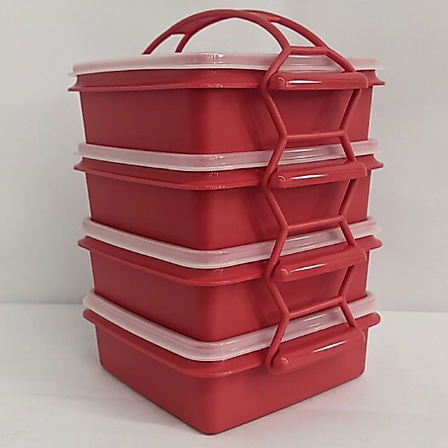 Tupperware Carry All Set  - Goodoe Box - Rantang Tupperware 4 Susun