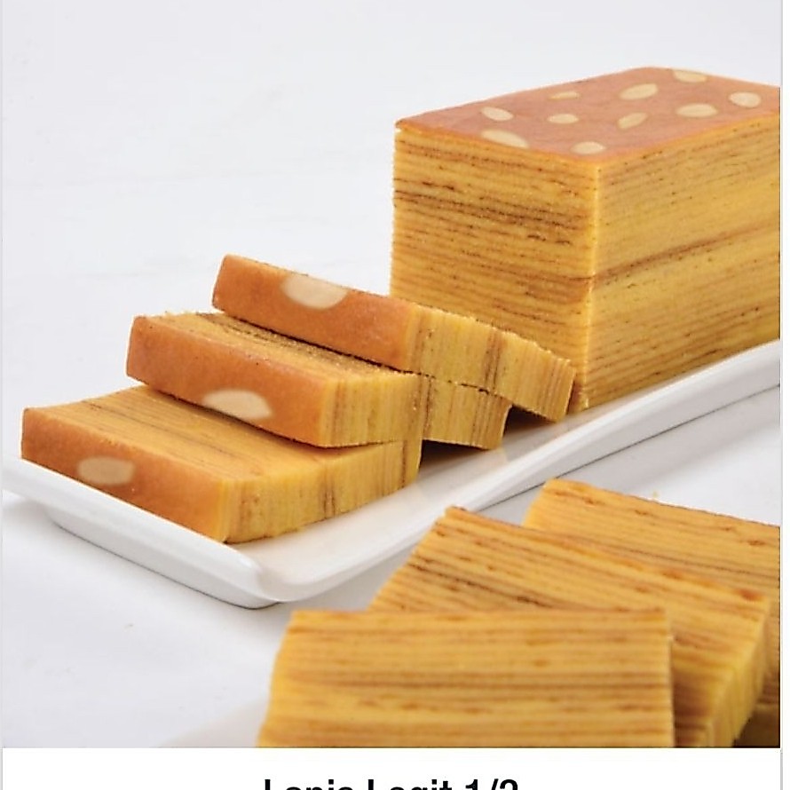 Lapis Legit Original/ Coklat/ Pandan 1/3 Holland Bakery