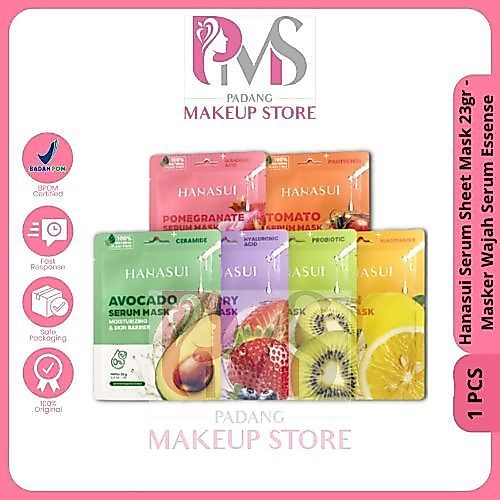 Hanasui Serum Sheet Mask 23gr - Masker Wajah Serum Essense