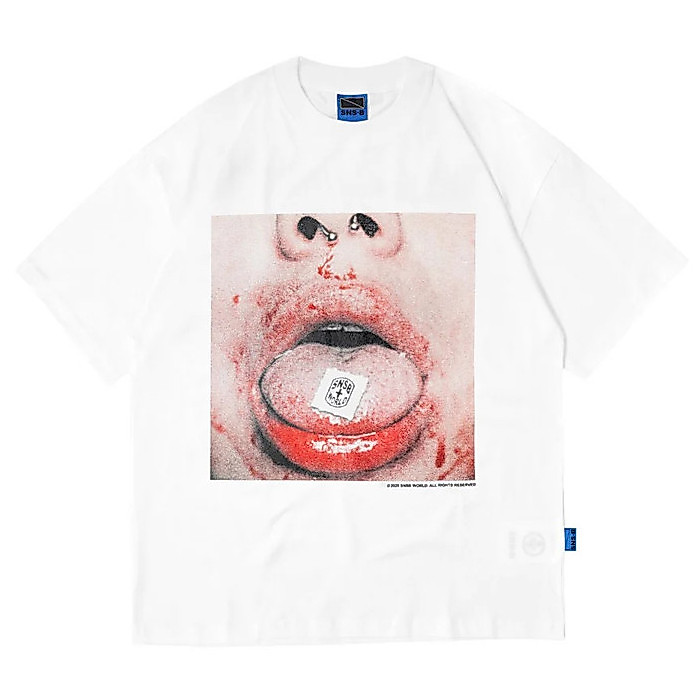 HOT SNSB WORLD | DOSE WHITE | TSHIRT | SORRYNOTSORRY.B | SNSB Kaos Pria dan Wanita
