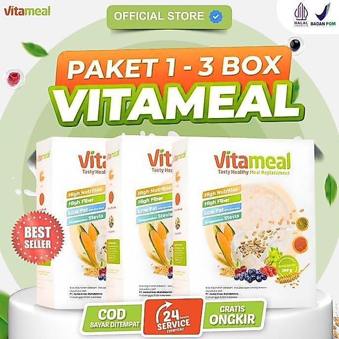 Younme- Colazione- Vitameal 3 Box Sereal Bantu Atasi Diabetes Gula Darah Tidak Stabil Kebas Kesemuta