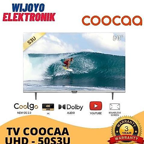 TERLARIS COOCAA 50 INCH SMART TV - DITAL TV - 4K UHD - WIFI (COOCAA 50S3U)