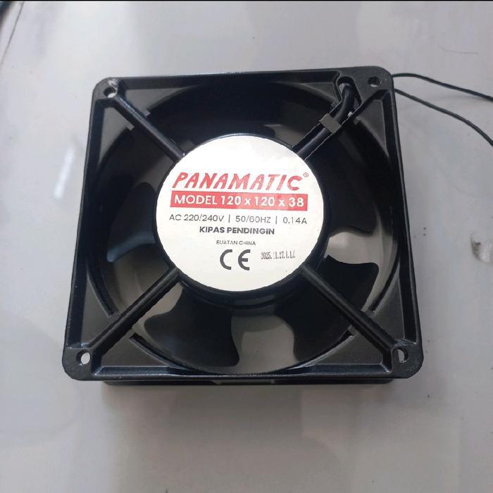 kipas Las lakoni AC 220V 240V 12x12cm 12 cm 12cm fan power amplifier kotak 0.14A axial pendingin ang