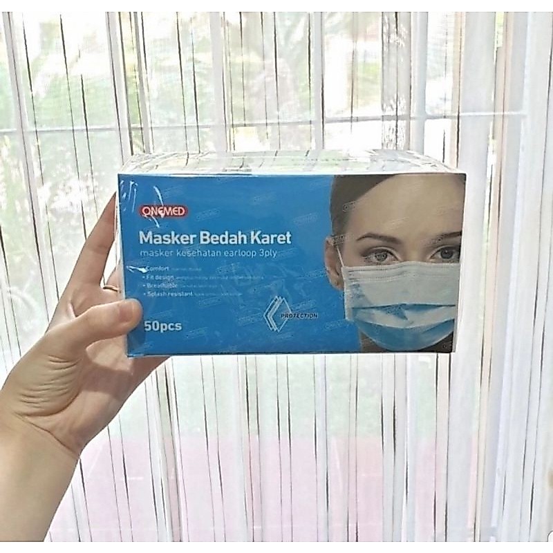 masker medis onemed biru / masker medis biru onemed