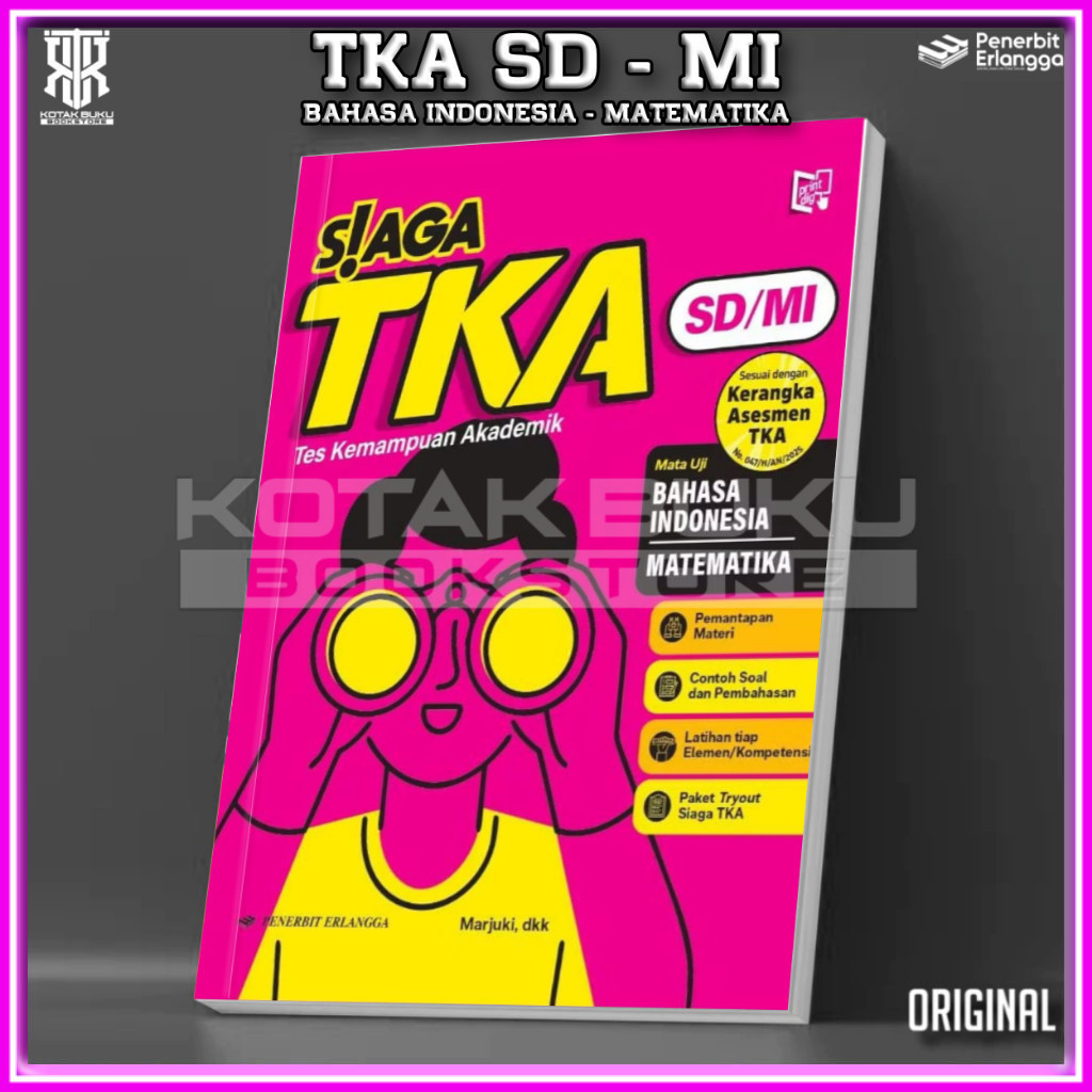 [ Erlangga ] Buku SIAGA TKA SD / TKA SD 2025 / TKA SD/MI / Kurikulum Merdeka