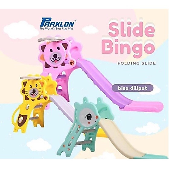 PARKLON SLIDE BINGO / PEROSOTAN SLIDE MAINAN ANAK bisa dilipat