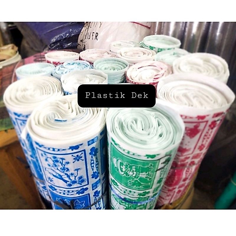 Plastik kembang / Plastik Dek / Plastik dinding kiloan