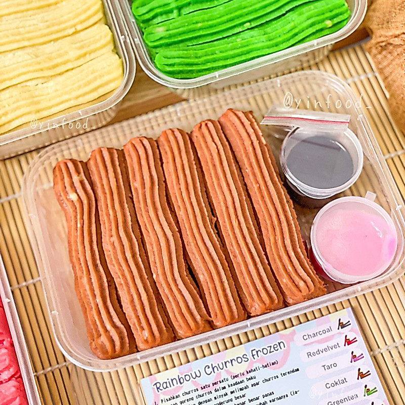Churros Coklat - Churros Frozen - Churros Rainbow