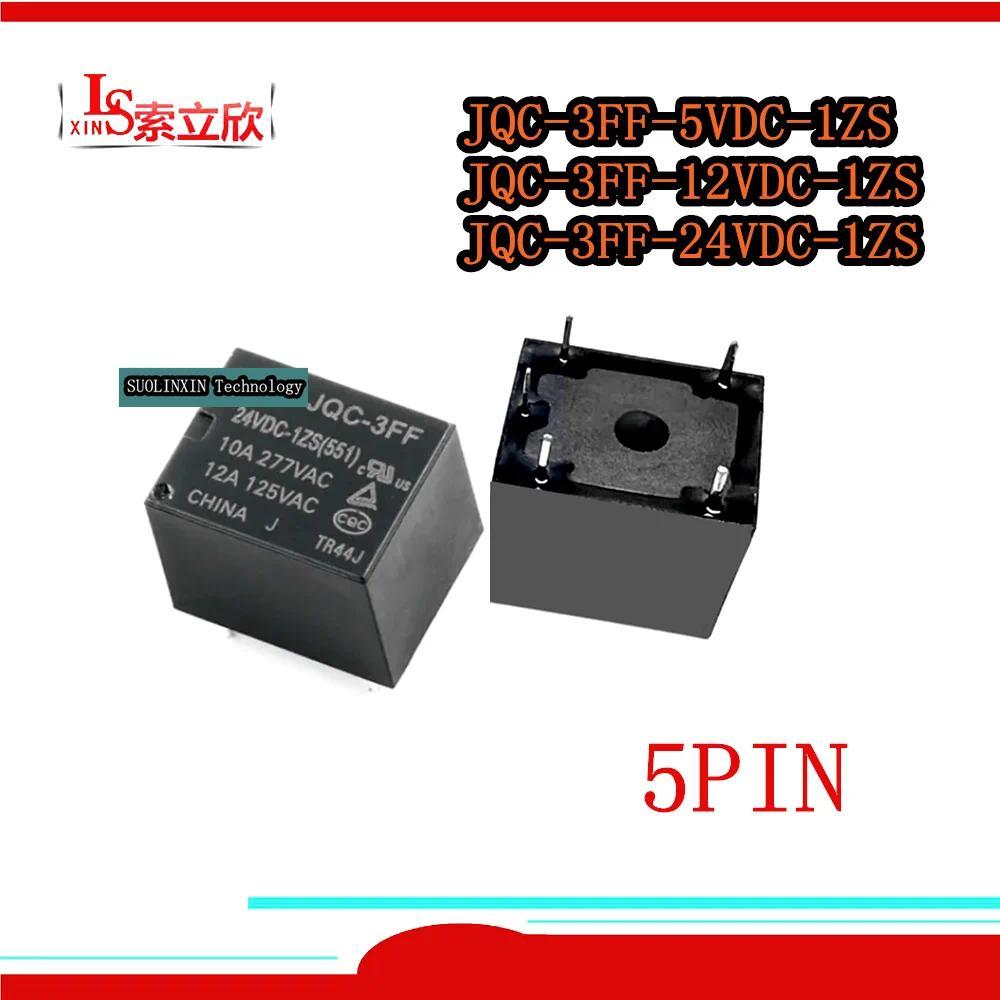 10pcs  Jqc3ff12vdc1zs  HF3FF12VDC1ZS  JQC3FF12VDC1ZS  JQC3FF24VDC1ZS JQC3FF05VDC1ZS 12vdc 24vdc 5PIN