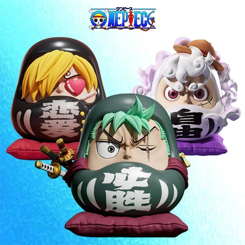 Anime Figurine Car Ornament - Nika Luffy Zoro Sanji Nami Cos Super Dharma Vehicle Decoration Model S