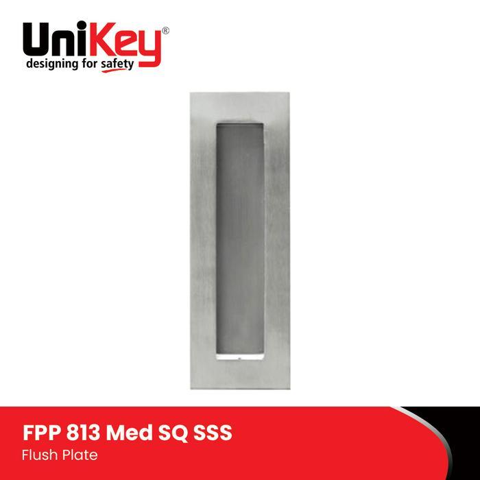 UniKey Flush Pull Plate FPP 813 Med SQ
