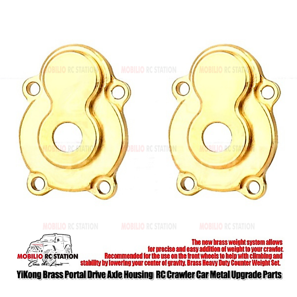 Upgrade Brass Portal Drive Cover Axle Yikong YK4102 YK4082 RC Crawler