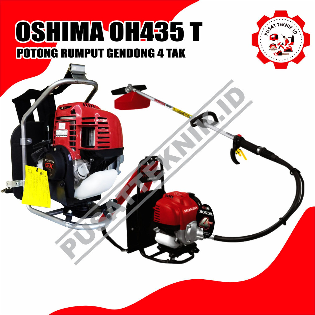 Mesin Potong Rumput PRO435 Heavy DutyMESIN POTONG RUMPUT GENDONG HONDA OSHIMA OH435T BRUSH CUTTER HO