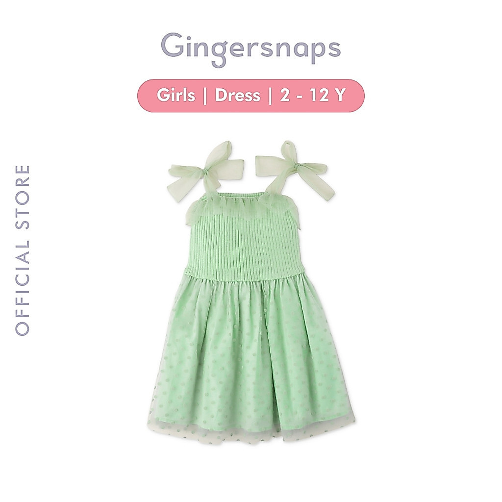 Gingersnaps Sunset Soiree Dress Mint - Dress Anak Perempuan (Hijau)