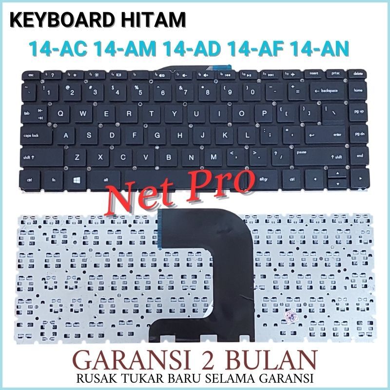 Keyboard Laptop HP 14-am015TX 14-am125TX 14-am129TX 14-am507TU -NPRO