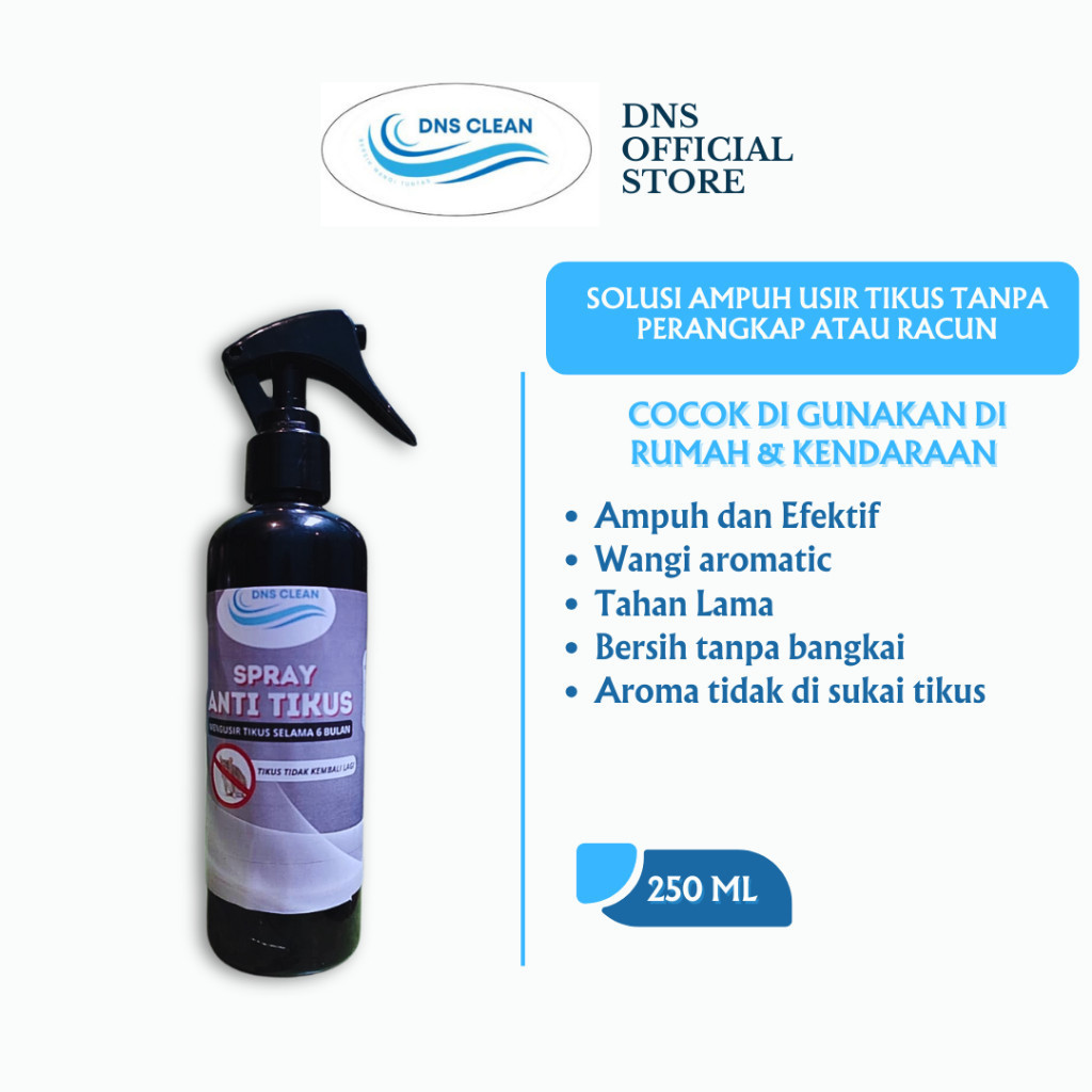 SF - DNS Spray Pengusir Tikus 250ml - Pembasmi Tikus Rumah dan Mobil Rat Killer