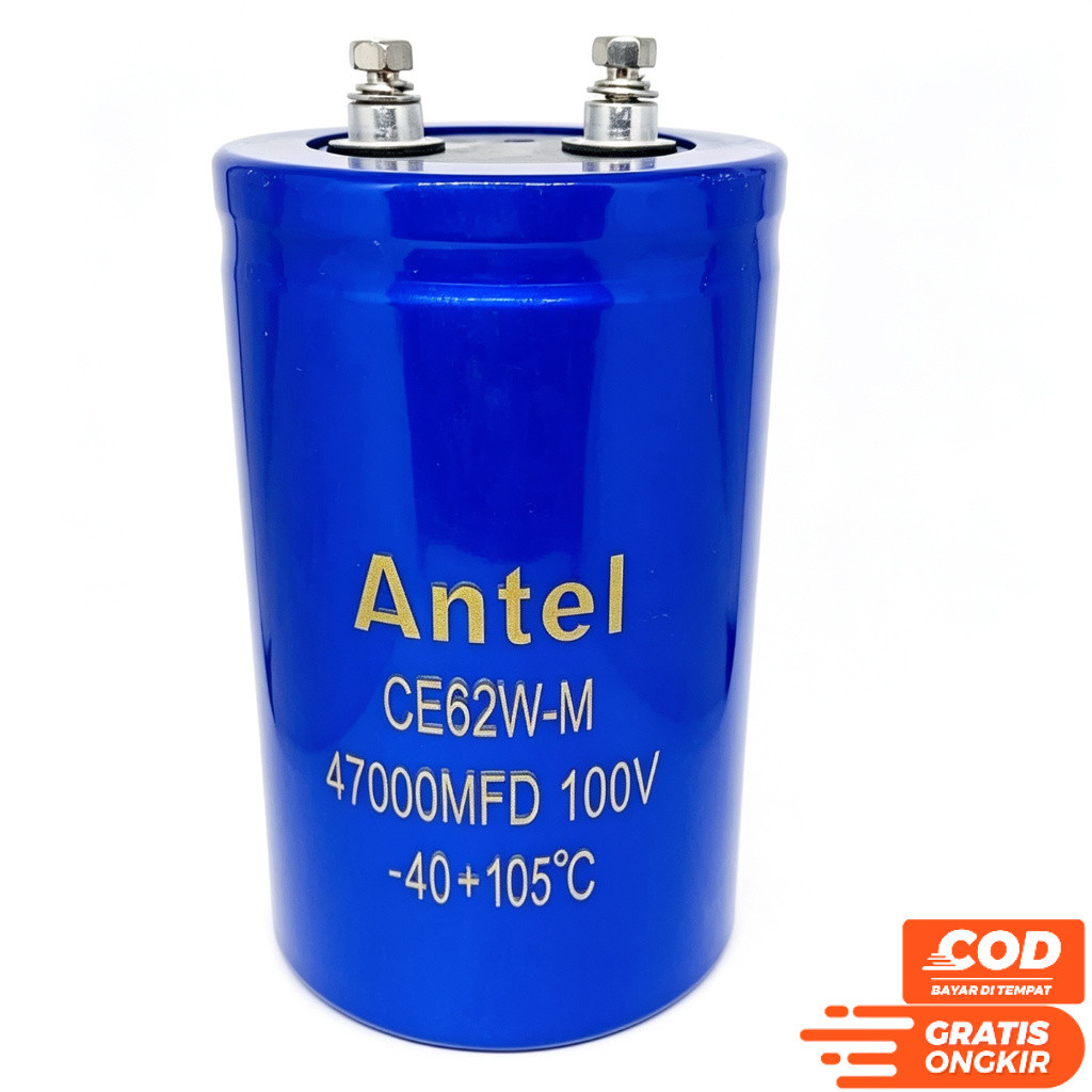 KAPASITOR ELKO 47000UF 100VOLT ELCO 47000 UF 100 V ANTEL ORIGINAL