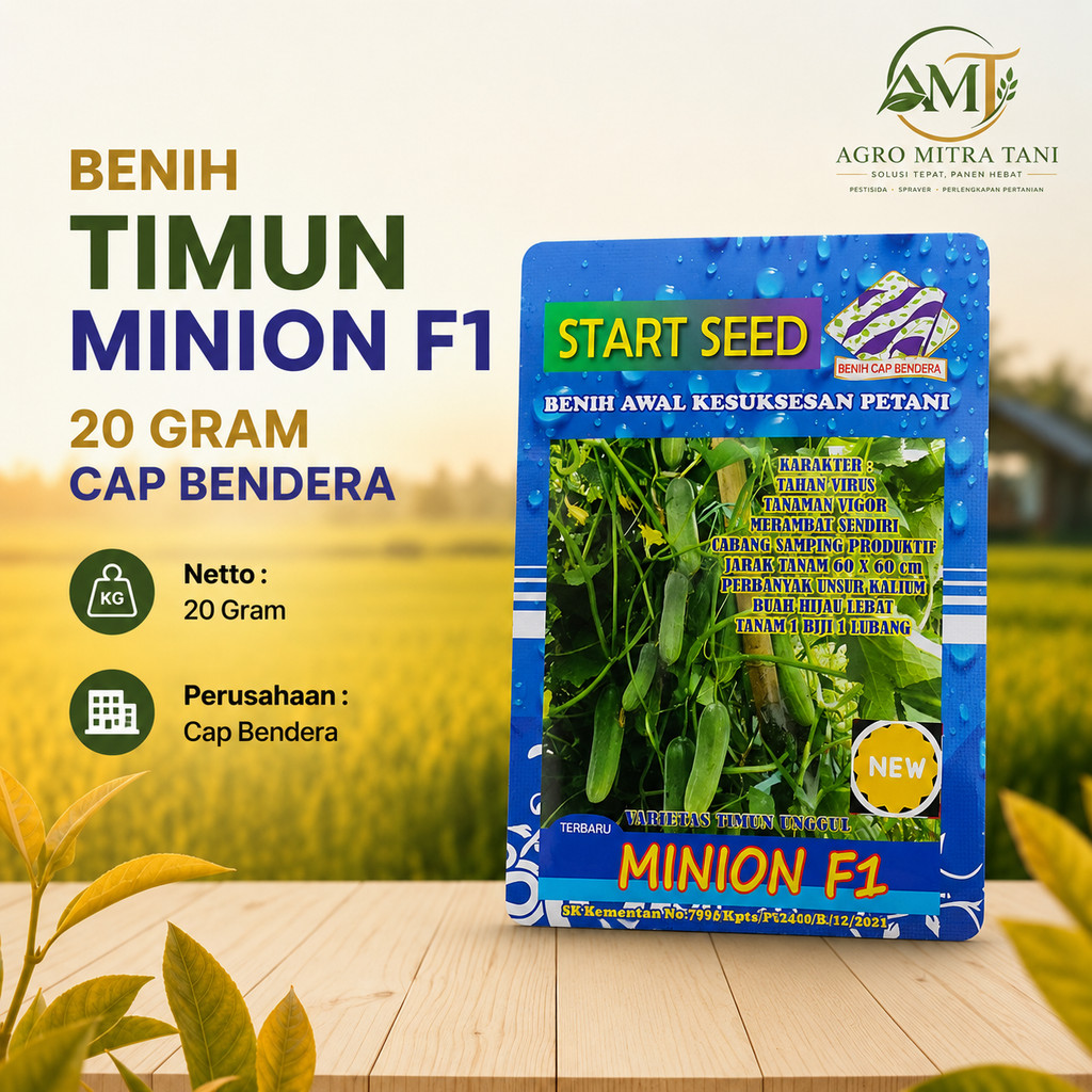 BENIH TIMUN MINION F1 20 GRAM CAP BENDERA