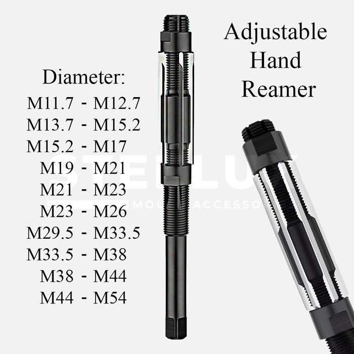 SEMAGOOL Remer Setel Adjustable Hand Reamer Carbide M11.7-12.7 / M13.7-15.2 / M15.2-17 / M19-21 / M2