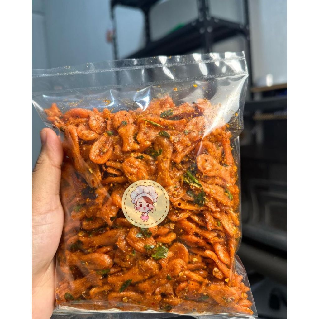 KERUPUK IKAN JADUL - PEDAS GURIH DAUN JERUK