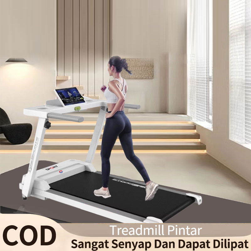 GP Treadmill Listrik/Treadmill Electric MultiFungsi Low Watt ,Treadmill Portable Peralatan Kebugaran