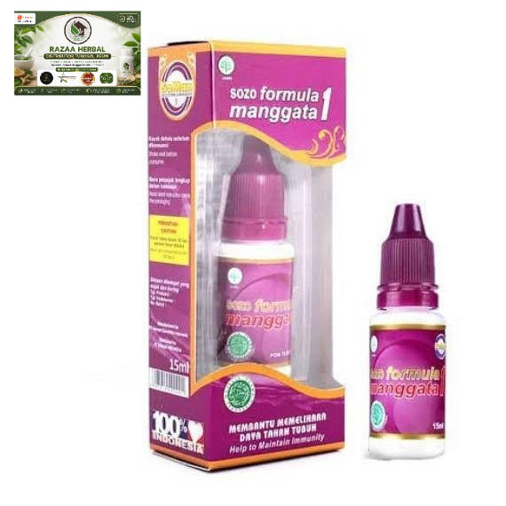 Soman 1 isi 15Ml ( Sozo Formula Manggata 1 ), Obat Herbal Soman