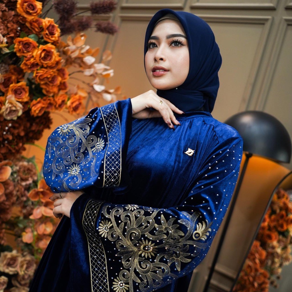 PROMO SPESIAL READY STOK IDUL ADHA 2026, Dumma.id - Pakaian Wanita Denora Luxury Dress Lady Velver B