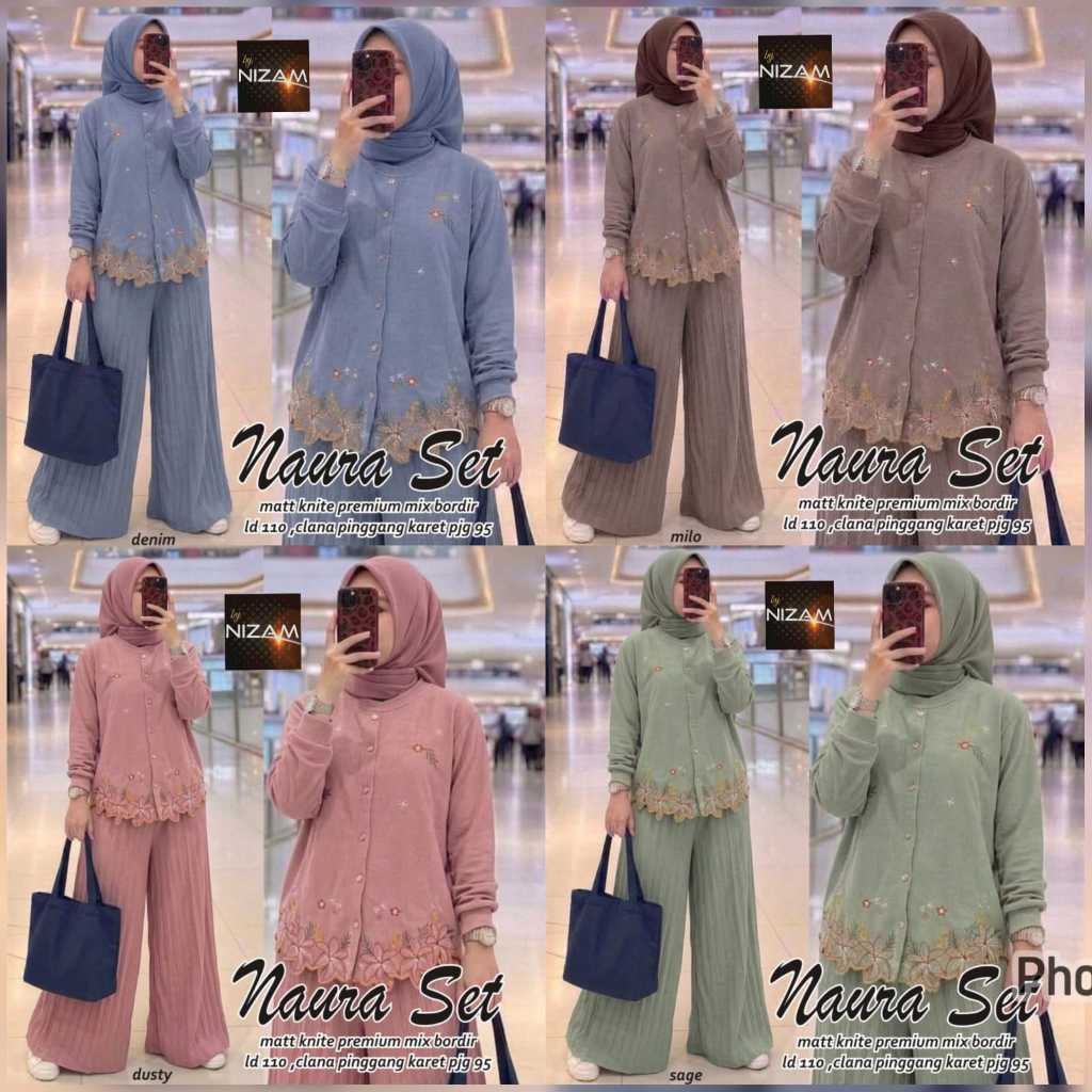 2405     NAURA SET by NIzAM FASHION