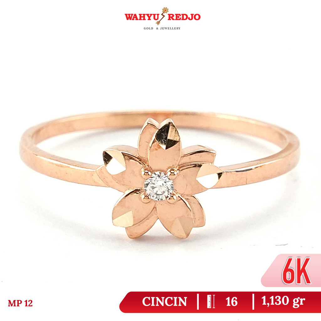 Cincin Emas Kadar 6K Wahyu Redjo CC-6K 31615139 Non Pameran