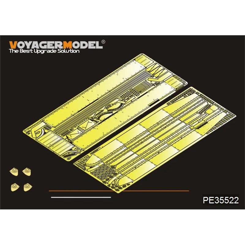 Voyager Model PE35522 135 Scale Modern Russian T62 Meum Tank Mod1984 Fenders and Skirts (For TRUMPET