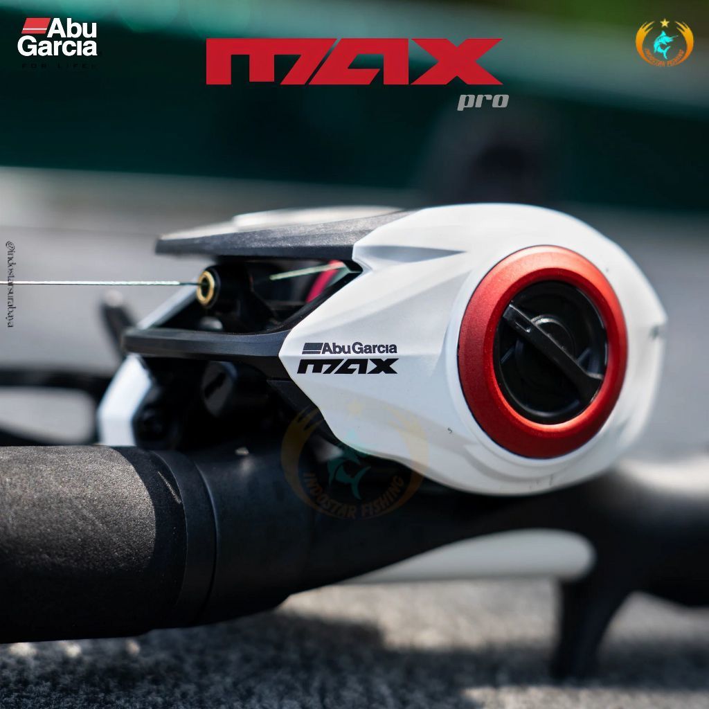 Indostar Surabaya Reel Pancing Left Handle Kiri ABU GARCIA MAX 5PRO LP-L Baitcasting Mancing Casting