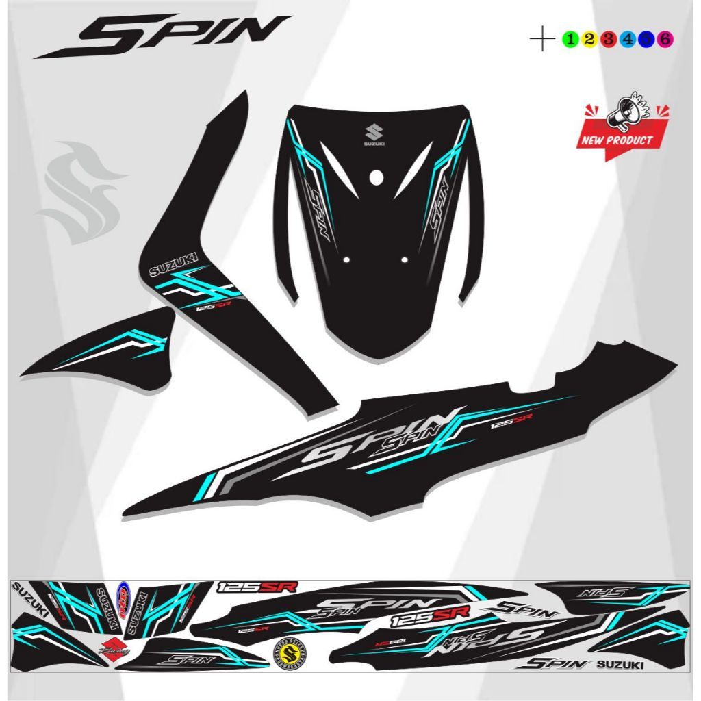 VARIASI STRIPING VARIASI SPIN RS / VARIASI STRIKER SPIN 125