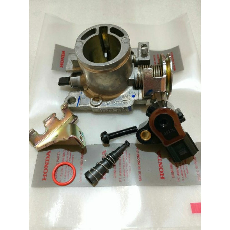 paket throttle body TPS karburasi TB trotel body Supra x 125 fi helm in  Blade 125 new Supra x 125 f