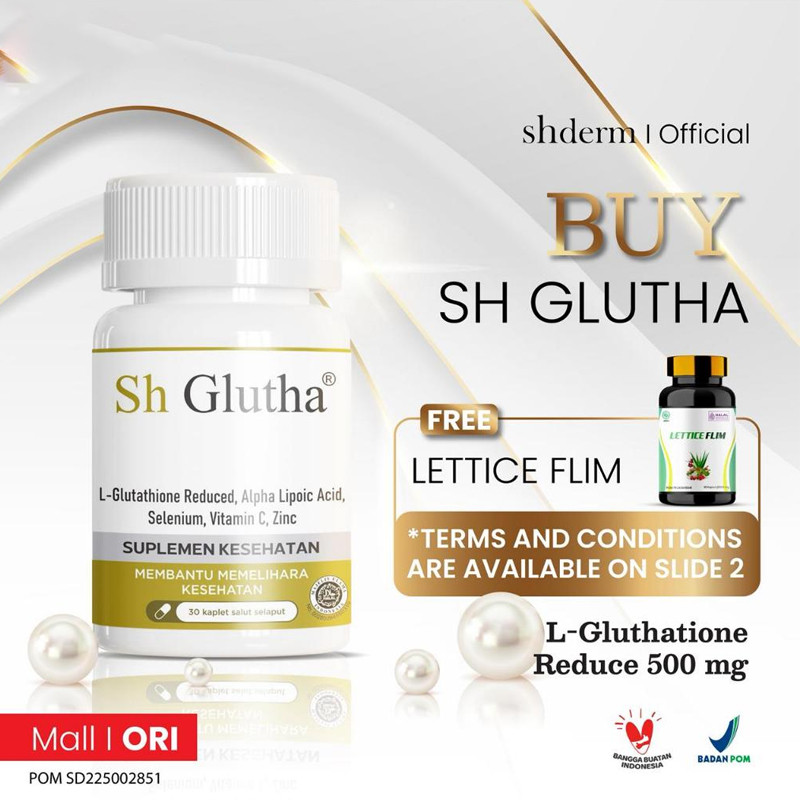Sh Glutha Supplement 30 capsules Antioxidant Whitening Booster Multivitamin Gluthathione