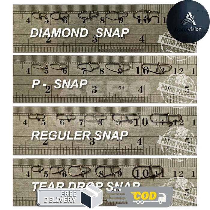 Snap Exodus Fishing Terminal tackle  Exodus Terminal Tackle - 000, Diamond Snap