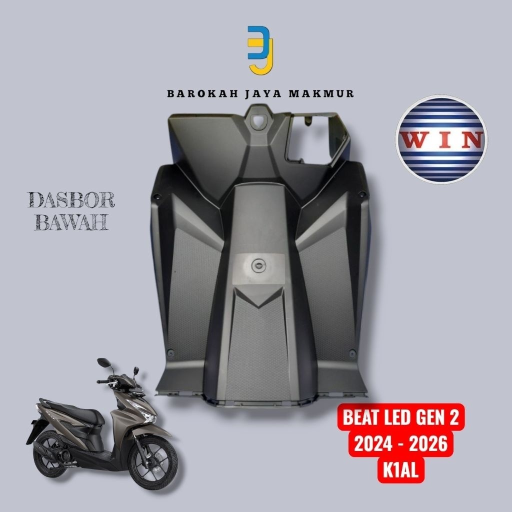 Dasbor Beat LED Deluxe Gen 2 2024 - 2026 Merk WIN | legshield dalam | dasbor motor honda original