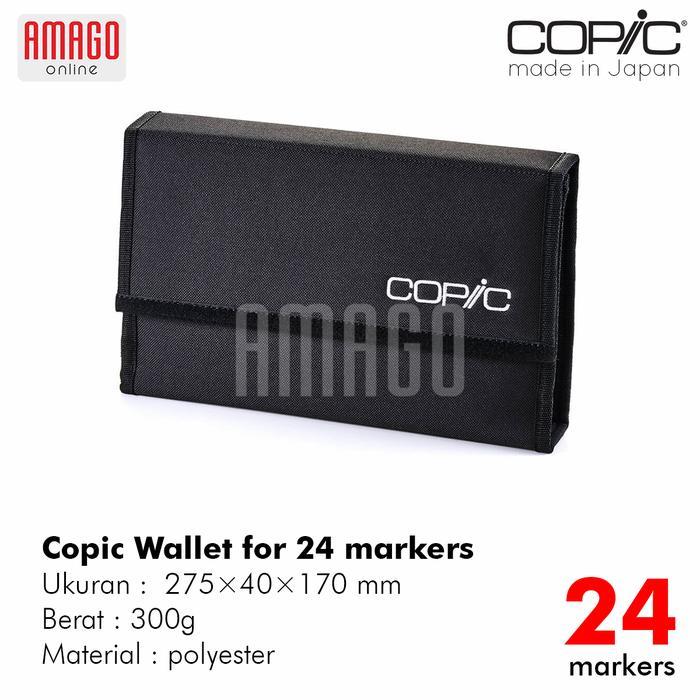 COPIC Wallet Bag Case 24 Markers - Tas COPIC Isi 24