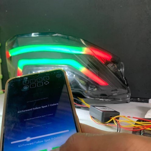 Original Stoplamp Lazy PCX 160 RGB Customisable