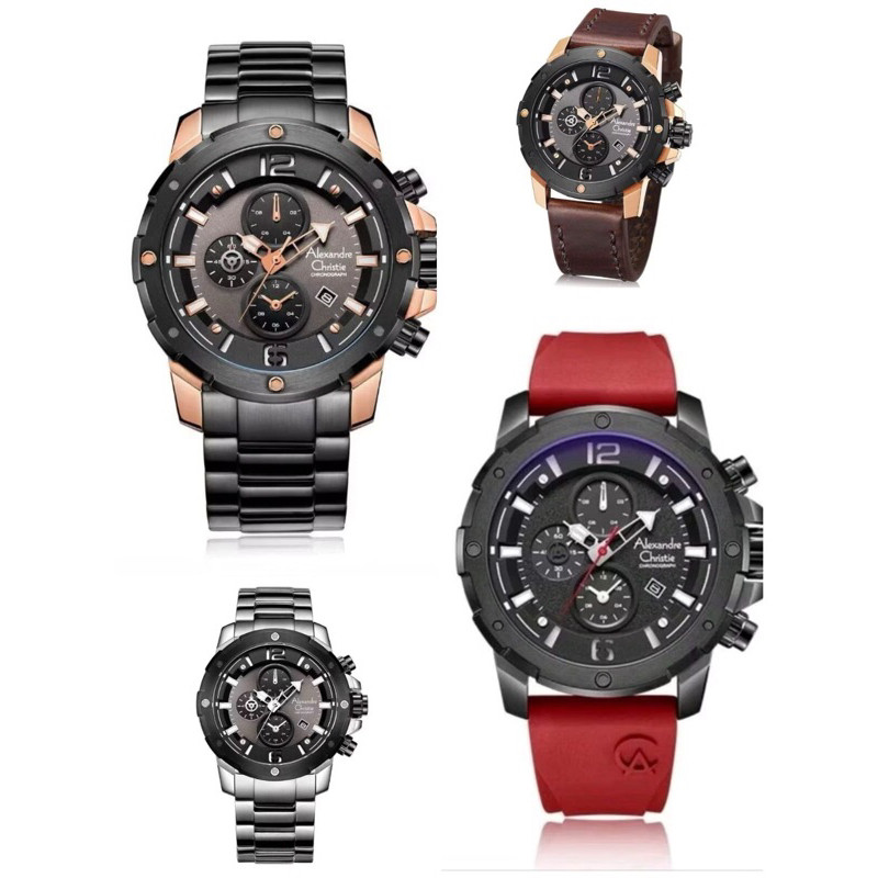 PROMO DISKON 6.6 AC 6410 JAM TANGAN PRIA ALEXANDRE CHRISTIE AC6295 JAM TANGAN  PRIA / AC 6410 RANTAI