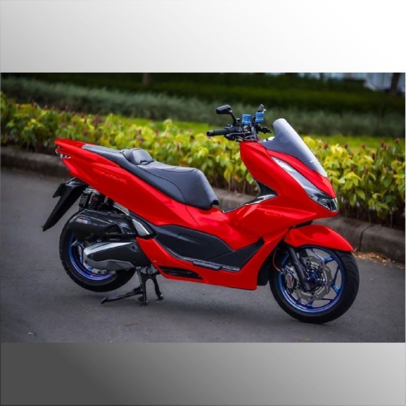 STIKER DECAL HONDA PCX 160/150 FULL BODY MOTIP POLOS STRIPING VARIASI DECAL HONDA PCX