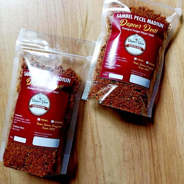 Promo Best 1 Kg SAMBEL PECEL ASLI MADIUN DAPOER DEVI 1 kg / Sambal Kacang Khas Madiun - Tidak Pedas