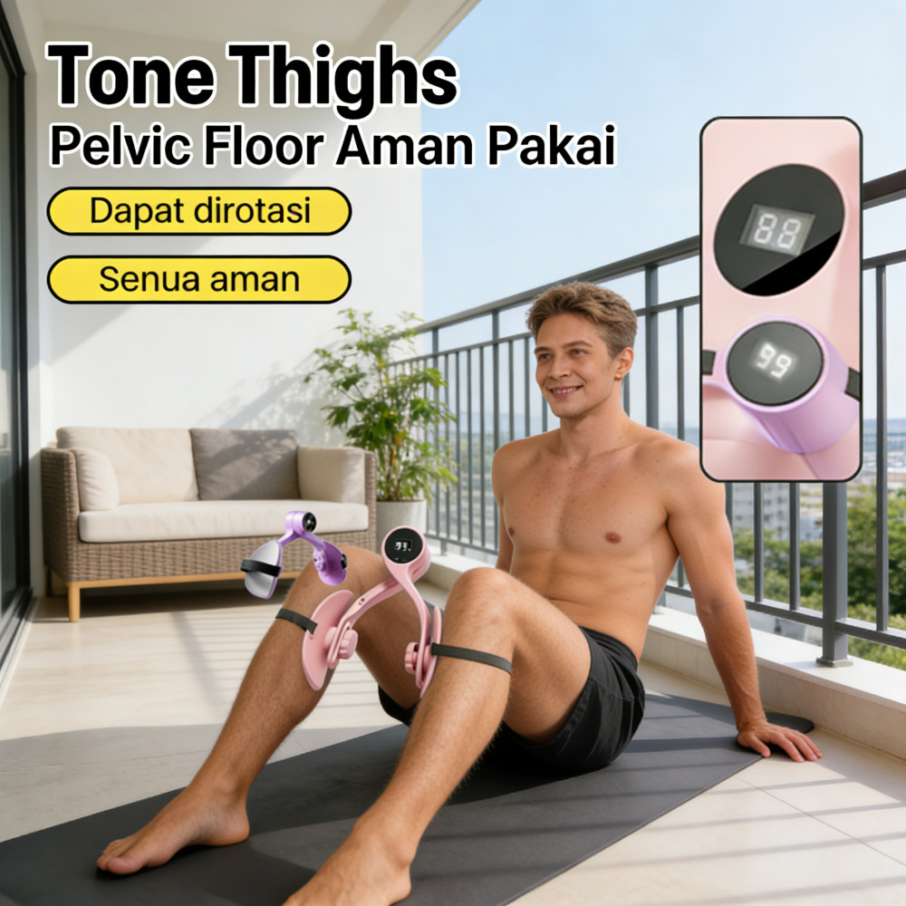 Hip Trainer Alat Fitness Mengencangkan Alat Senam Kegel Thigh Master/alat Pengecil Paha/pilates Alat